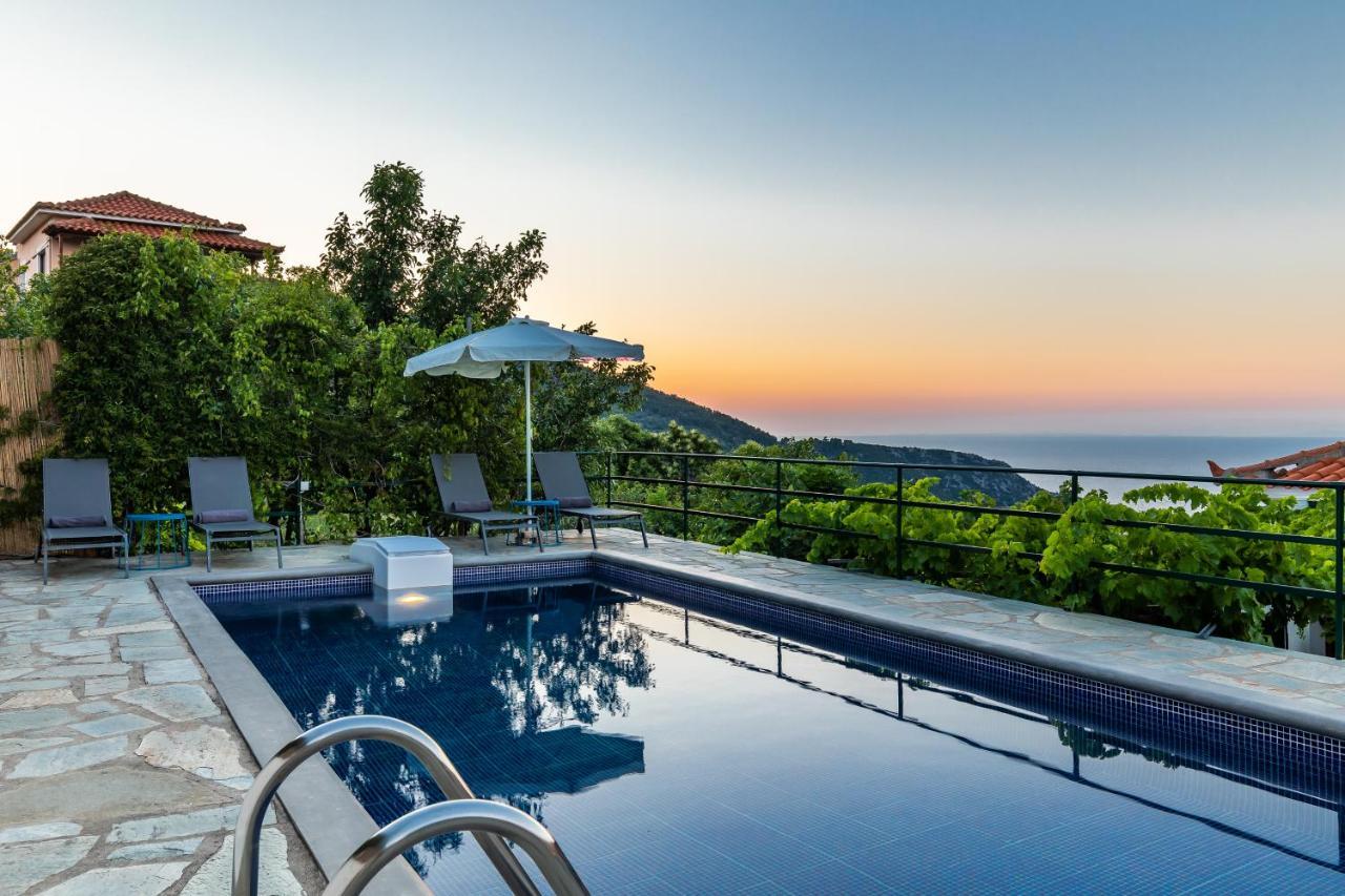 Villa Margini, Aegean Views , Pool Villa, Skopelos Exteriér fotografie