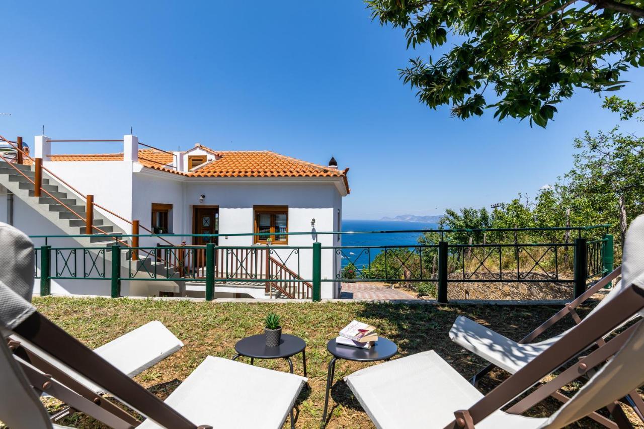 Villa Margini, Aegean Views , Pool Villa, Skopelos Exteriér fotografie