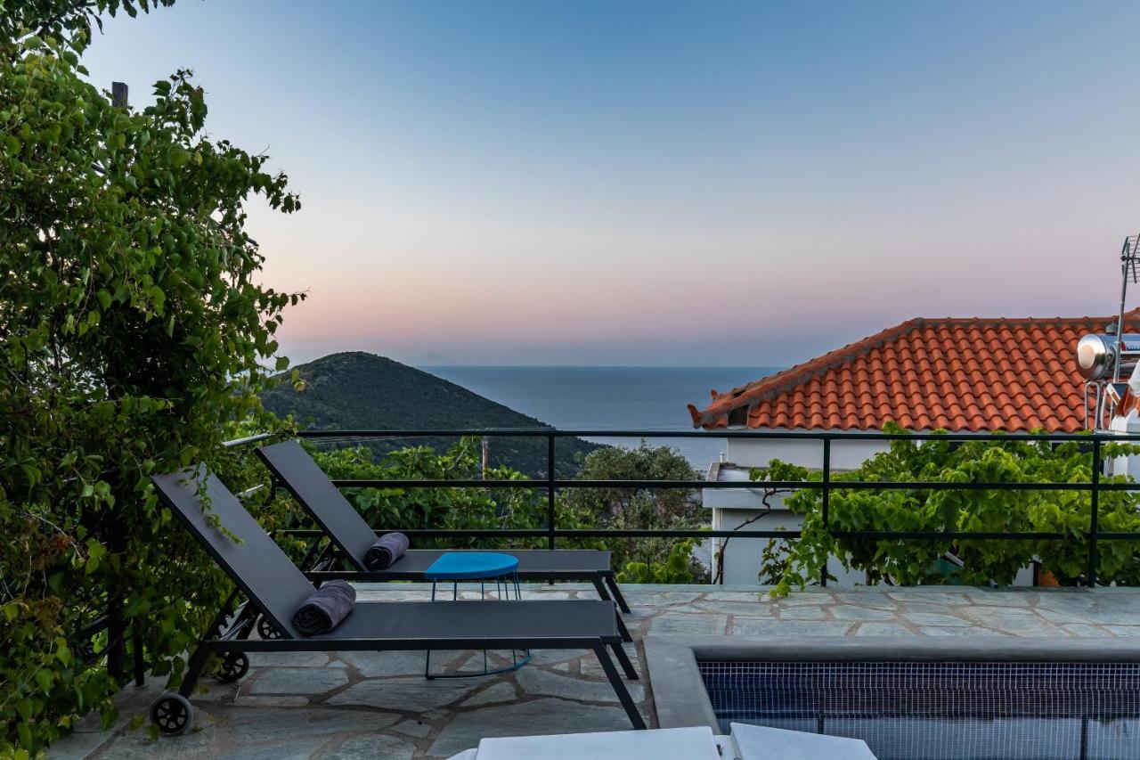 Villa Margini, Aegean Views , Pool Villa, Skopelos Exteriér fotografie