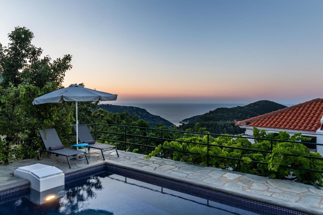 Villa Margini, Aegean Views , Pool Villa, Skopelos Exteriér fotografie