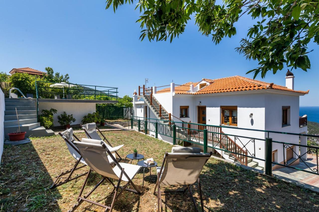 Villa Margini, Aegean Views , Pool Villa, Skopelos Exteriér fotografie