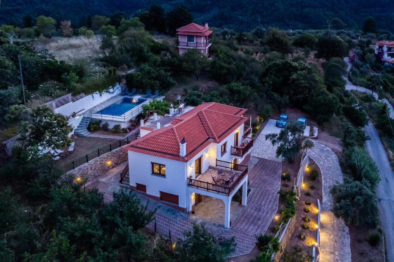 Villa Margini, Aegean Views , Pool Villa, Skopelos Exteriér fotografie