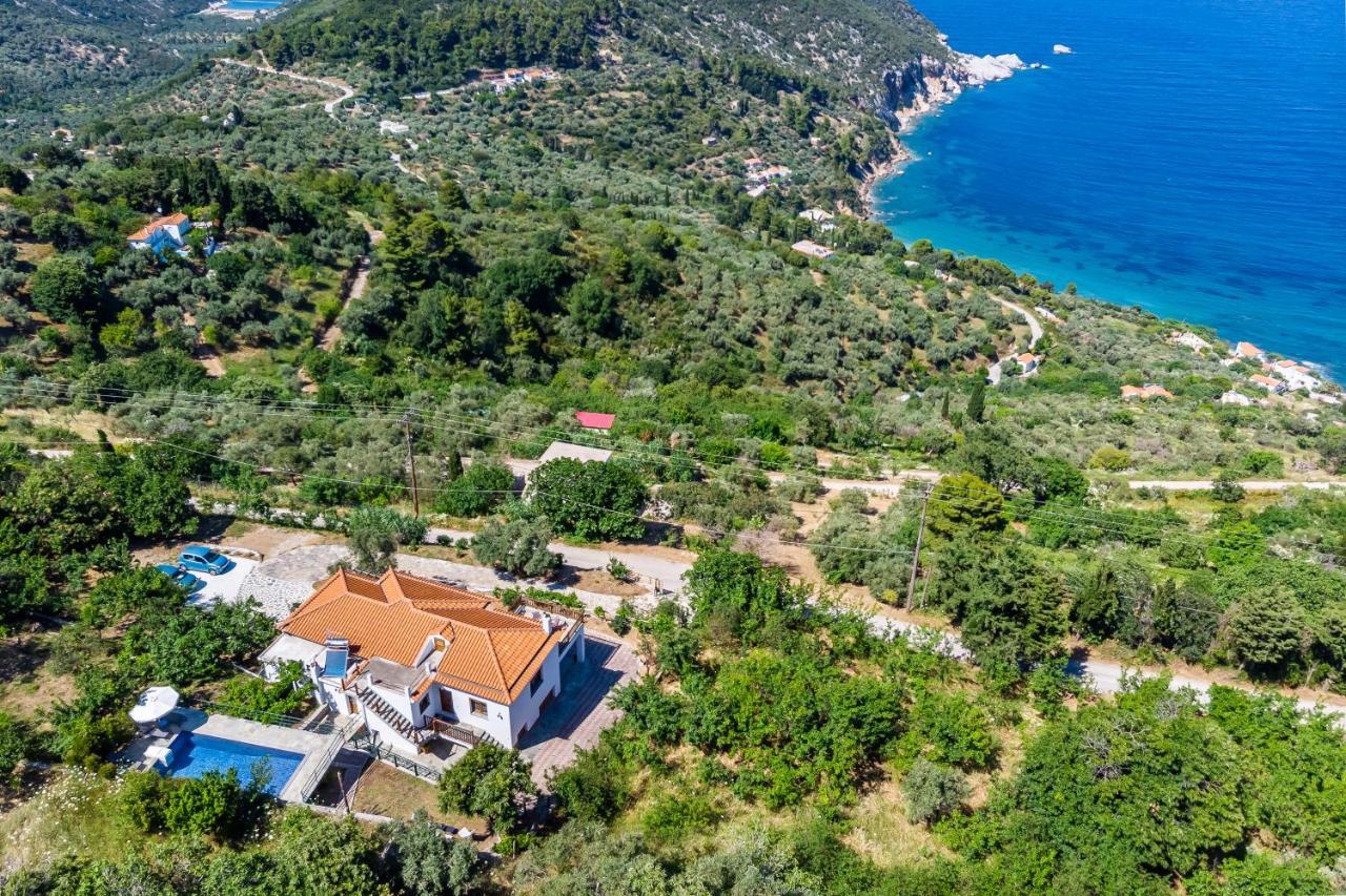 Villa Margini, Aegean Views , Pool Villa, Skopelos Exteriér fotografie